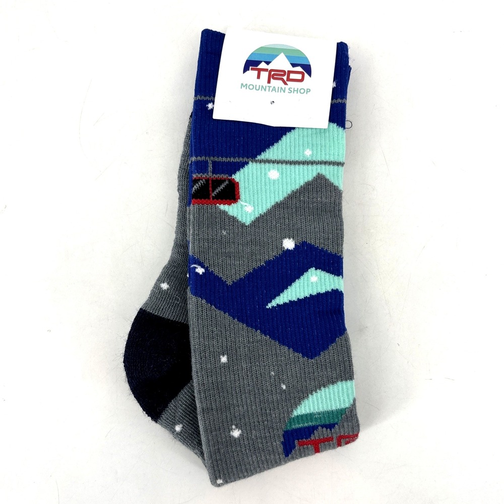Genuine Toyota TRD Socks Mountain Shop‎ Merino Wool Blend Men Size 6-12 NWT